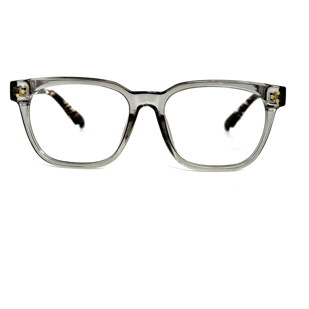 Coco and Breezy eyeglass frames Zenni Tortoise Gray Clear H18630‎